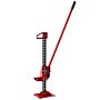 Homcom 3 Tonne Farm Jack, 48" High Lift Jack For 4x4 Tractors Trucks Agricultural Lifting, Red