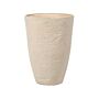 Plant Pot Beige Stone 51 X 51 X 71 Cm