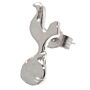 Tottenham Hotspur Fc Sterling Silver Stud Earring