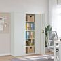 Vidaxl File Cabinet Light Grey 105x40x180 Cm Steel