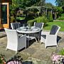 Prestbury 4 Seater Dining Set Putty Grey