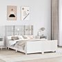 Vidaxl Bookcase Bed Without Mattress White 140x190 Cm Solid Wood