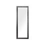 Wall Mounted Hanging Mirror Silver 50 X 130 Cm Rectangular