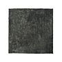 Shaggy Area Rug Dark Grey Cotton Polyester Blend 200 X 200 Cm Fluffy Dense Pile