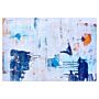 Rug Multicolour 160 X 230 Cm Abstract Paint Effect Printed Low Pile