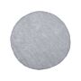 Shaggy Area Rug Light Grey 140 Cm Modern High-pile Machine-tufted Round Carpet