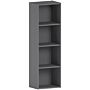 Oxford 4 Tier Cube Bookcase, Grey