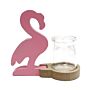 Hydroponic Home Decor - Pink Flamingo Pot