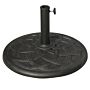 Outsunny Parasol Base Umbrella Base For Φ38mm And Φ48mm Poles, Resin-bronze