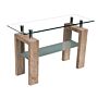 Telford Console Table High Gloss Natural