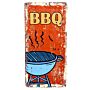 Metal Wall Sign - Bbq Barbeque