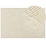 Area Rug Beige Wool 200 X 300 Cm Abstract Pattern Motif