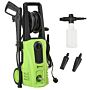 Durhand 1800w High Pressure Washer, 150 Bar Pressure, 510 L/h Flow, High-performance Portable Power Washer Jet Wash Cleaner, Car, Green