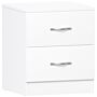 Riano 2 Drawer Bedside Chest, White