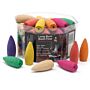 Long Backflow Incense Cones - Assorted Fragrances - 30 Mins Burning Time