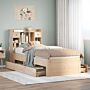 Vidaxl Bookcase Bed Without Mattress 90x200 Cm Solid Wood Pine