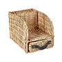 Desk Paper Organizer With Drawer Light Rattan File Tray With Drawer Small Desk Storage