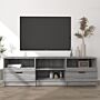 Vidaxl Tv Cabinet Grey Sonoma 150x33.5x45 Cm Engineered Wood