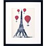 Red Hot Air Balloons & Iconic Buildings I