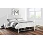 Rebecca Bed 150cm Stone White