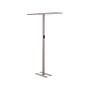 Floor Led Lamp Silver Aluminium 196 Cm Height Touch Switch Dimming Motion Sensor Modern 2-point Lighting