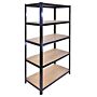 Monster Racking T-rax Metal Storage Shelves, Black, 90cm W, 45cm D