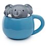 Peeping Lid Ceramic Lidded Animal Mug - Adoramals Elephant