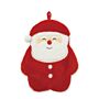 1l Hot Water Bottle With Plush Cover - Christmas Santa