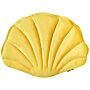 Seashell Scatter Cushion Yellow Velvet Scallop Shape Throw Pillow Decoration Marine Theme Textiles