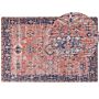 Area Rug Red And Blue Cotton 200 X 300 Cm Rectangular Oriental Pattern