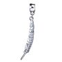 Harry Potter Silver Plated Charm Feather Quill