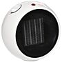 Homcom Small Space Heater, Ceramic Electric Heater With 3 Heating Mode, Adjustable Temperature, Tip-over & Overheating Protection, 900w/1500w