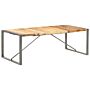 Vidaxl Dining Table 220x100x75 Cm Solid Rough Mango Wood