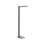 Floor Led Lamp Black Aluminium 196 Cm Height Touch Switch Dimming Motion Sensor Modern Lighting