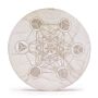 Large Charging Plate 18cm - Sacred Geometry