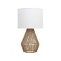 Table Lamp Natural Paper Cord Weave Bedside Table Light Ambient Lighting