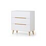 Alicia 3 Drawer Chest White