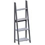 Bristol 4 Tier Step Ladder Bookcase, Grey