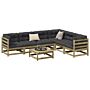 Vidaxl 7 Piece Garden Sofa Set Impregnated Wood Pine