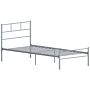 Dorset Bed 3ft Single, Silver