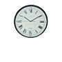 White Cream & Black Wall Clock 40cm