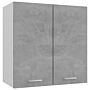 Vidaxl Hanging Cabinet Concrete Grey 60x31x60 Cm Engineered Wood