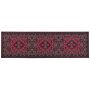 Runner Rug Red Polyester 60 X 200 Cm Hallway Kitchen Runner Long Carpet Anti-slip Backing