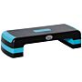 Homcom Aerobic Step, 10cm, 15cm & 20cm Height Adjustable Exercise Stepper, Nonslip Step Board Great For Home & Office