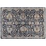 Area Rug Blue And Beige 160 X 230 Cm Oriental Distressed