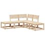 Vidaxl 5 Piece Garden Sofa Set Solid Wood Pine