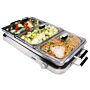 Premium Large Buffet Warmer & Server Hot Plate - 3 X 2.5lt Capacity And Keep .