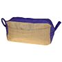 Jute Toiletry Bag - Natural & Lavender