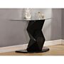 Rowley Black High Gloss Console Table