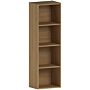 Oxford 4 Tier Cube Bookcase, Oak